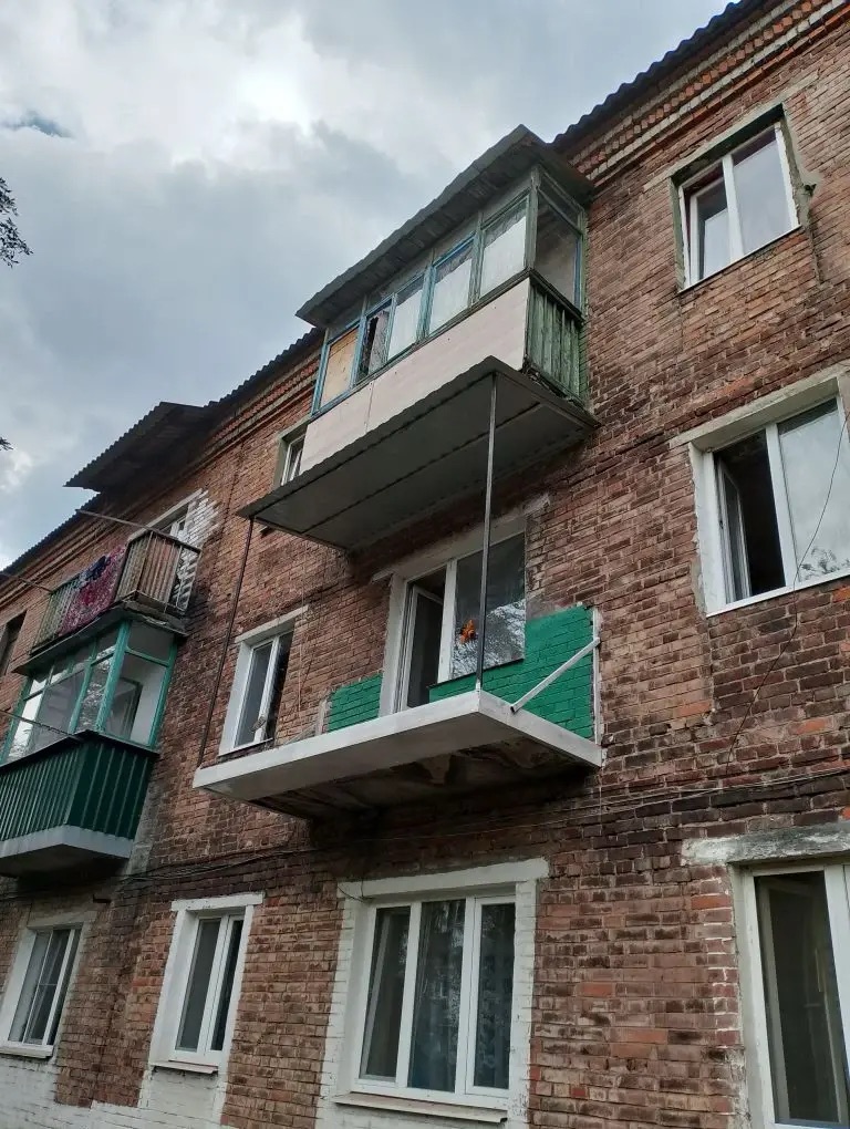 Подготовленная конструкция перед остеклением